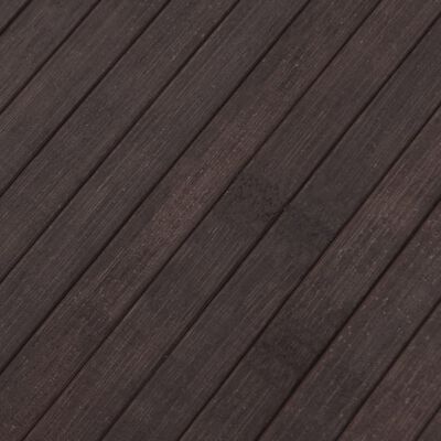 vidaXL Preproga pravokotna temno rjava 80x200 cm bambus