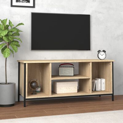 vidaXL TV omarica sonoma hrast 102x35x45 cm inženirski les