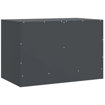 vidaXL TV omarica antracitna 67x39x44 cm jeklo