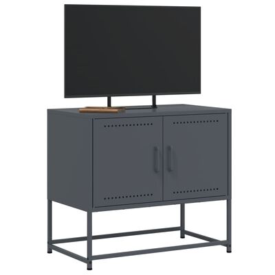 vidaXL TV omarica antracitna 68,5x39x60,5 cm jeklo