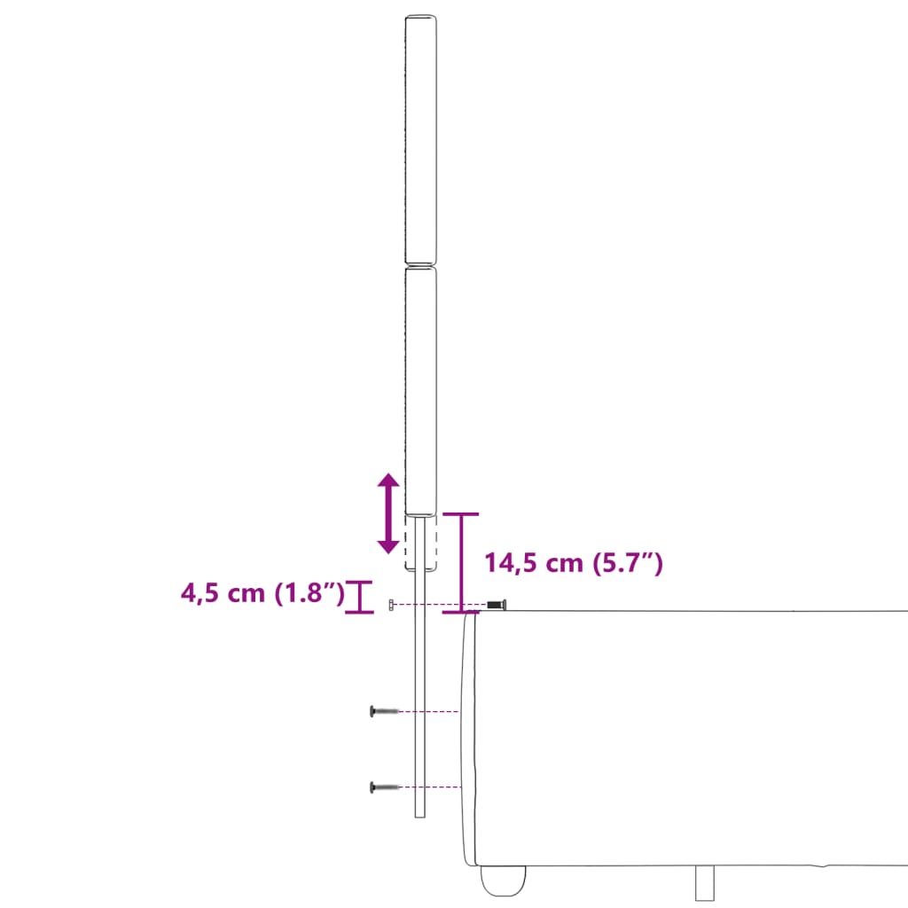 vidaXL Box spring postelja z vzmetnico temno siva 120x190 cm blago