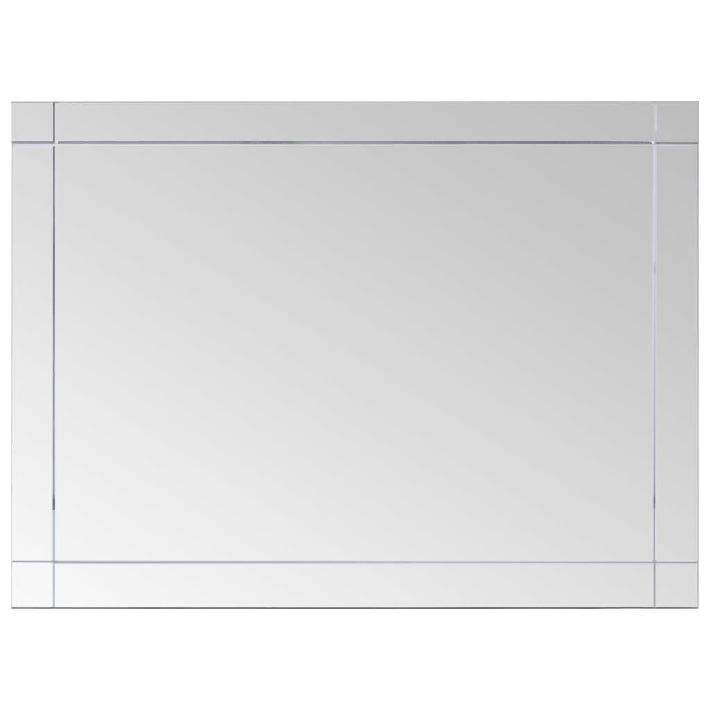 vidaXL Stensko ogledalo 60x50 cm steklo