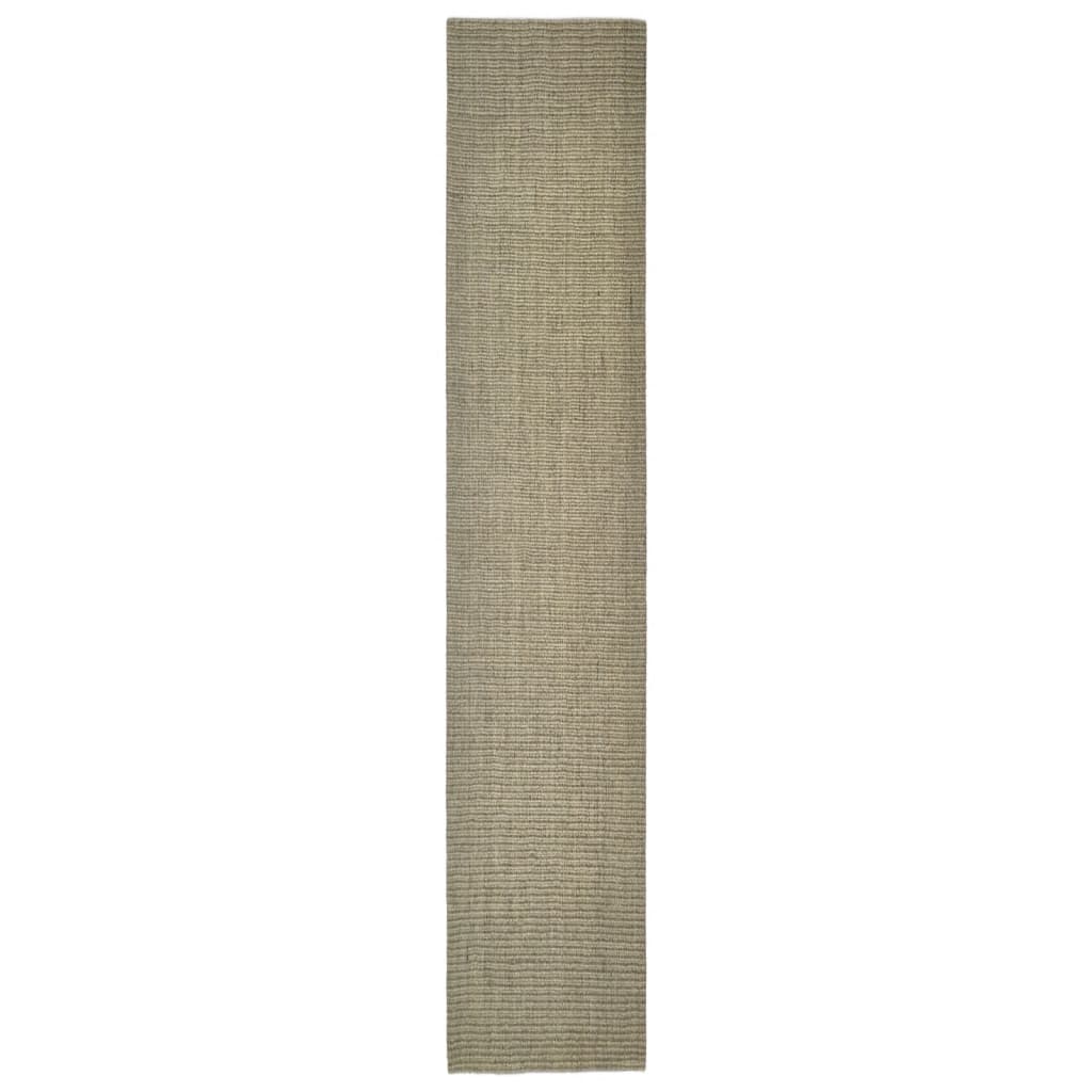 vidaXL Preproga iz sisala za praskalnik taupe 66x350 cm