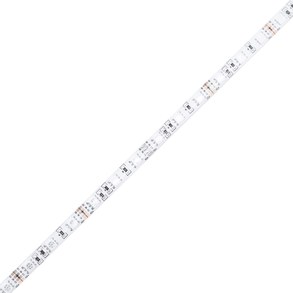 vidaXL LED posteljno vzglavje modro 180x5x118/128 cm blago