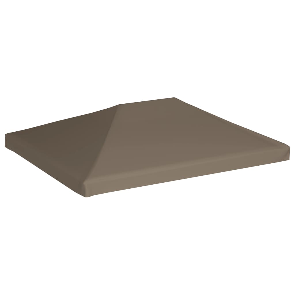 vidaXL Streha za paviljon 310 g/m² 3x3 m taupe