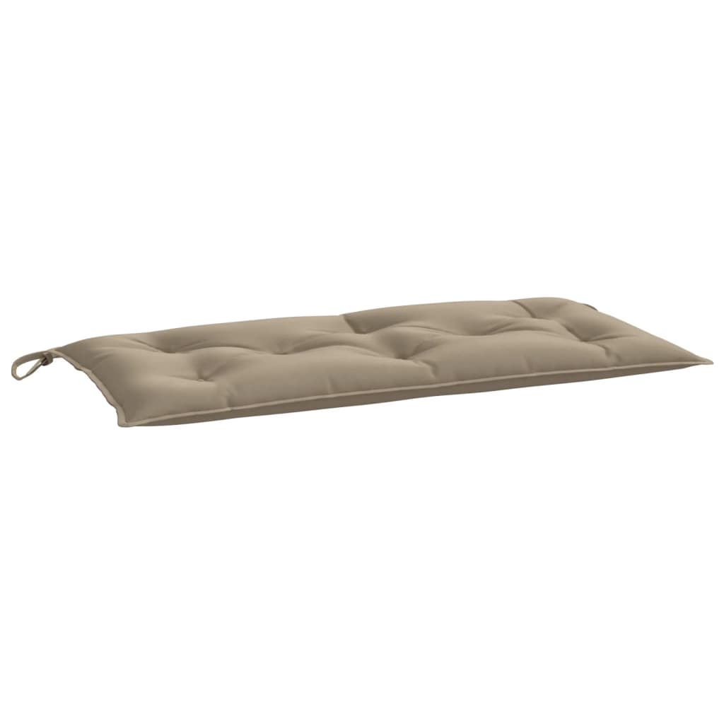 vidaXL Blazina za vrtno klop taupe 110x50x7 cm oxford tkanina