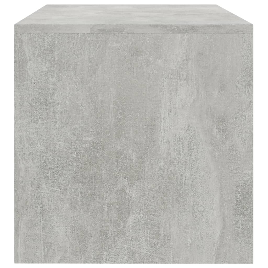 vidaXL TV omarica betonsko siva 120x40x40 cm iverna plošča