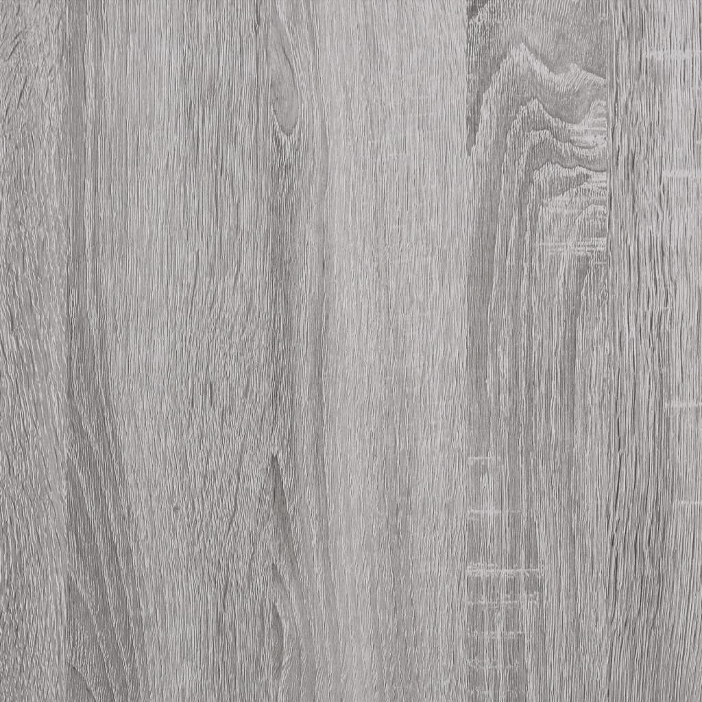 vidaXL Nočna omarica 2 kosa siva sonoma 40x40x50 cm inženirski les