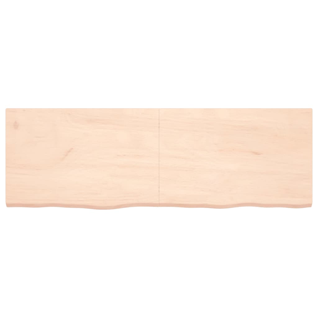 vidaXL Kopalniški pult 180x60x(2-4) cm neobdelan trden les