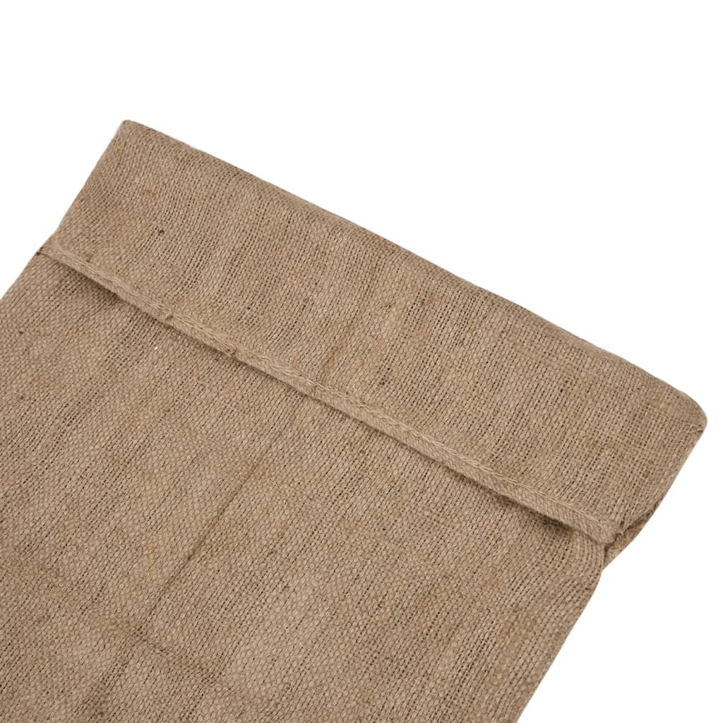 vidaXL Vreče iz jute 10 kosov 60x105 cm 100 % juta 340 gsm