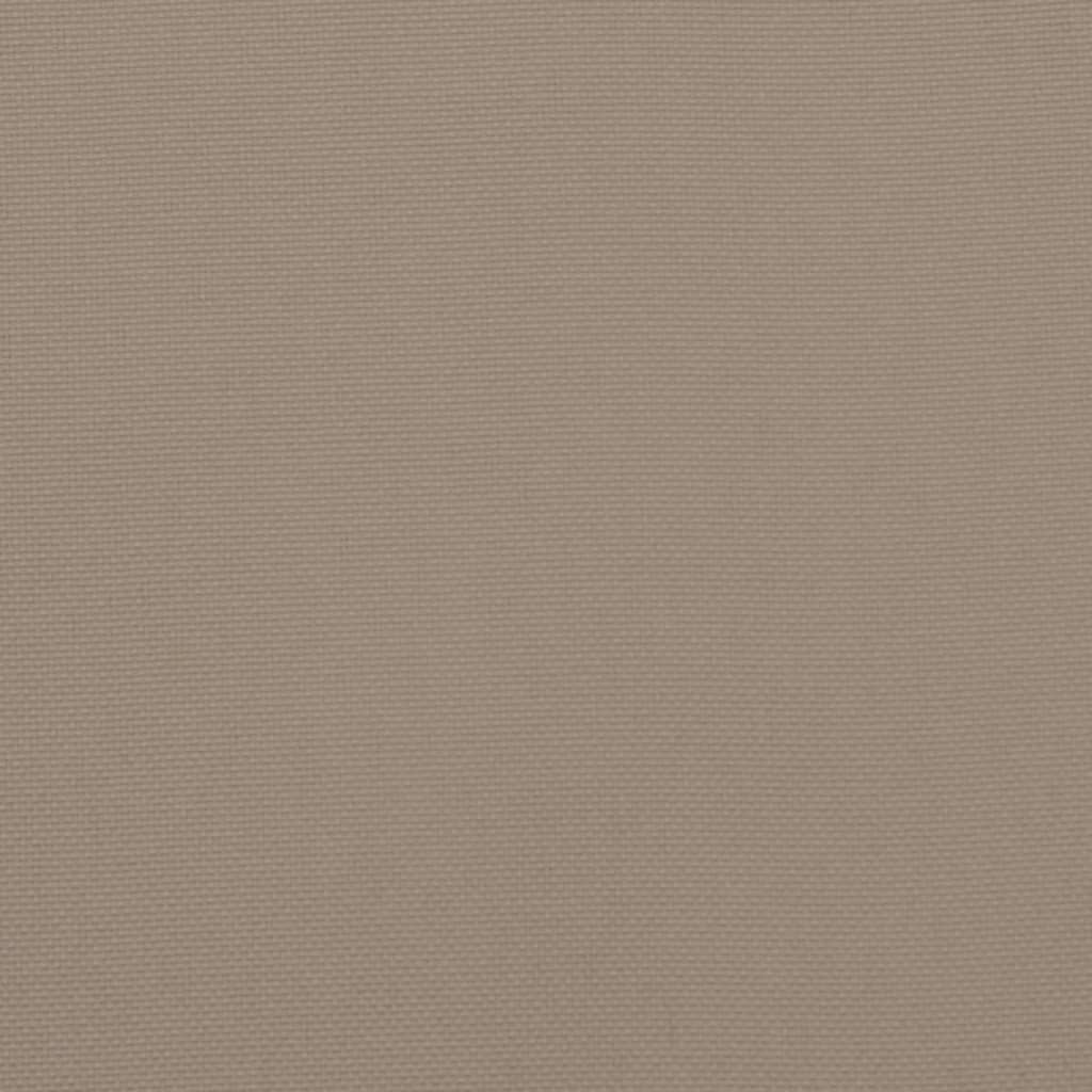 vidaXL Blazina za kavč iz palet taupe 70x40x12 cm