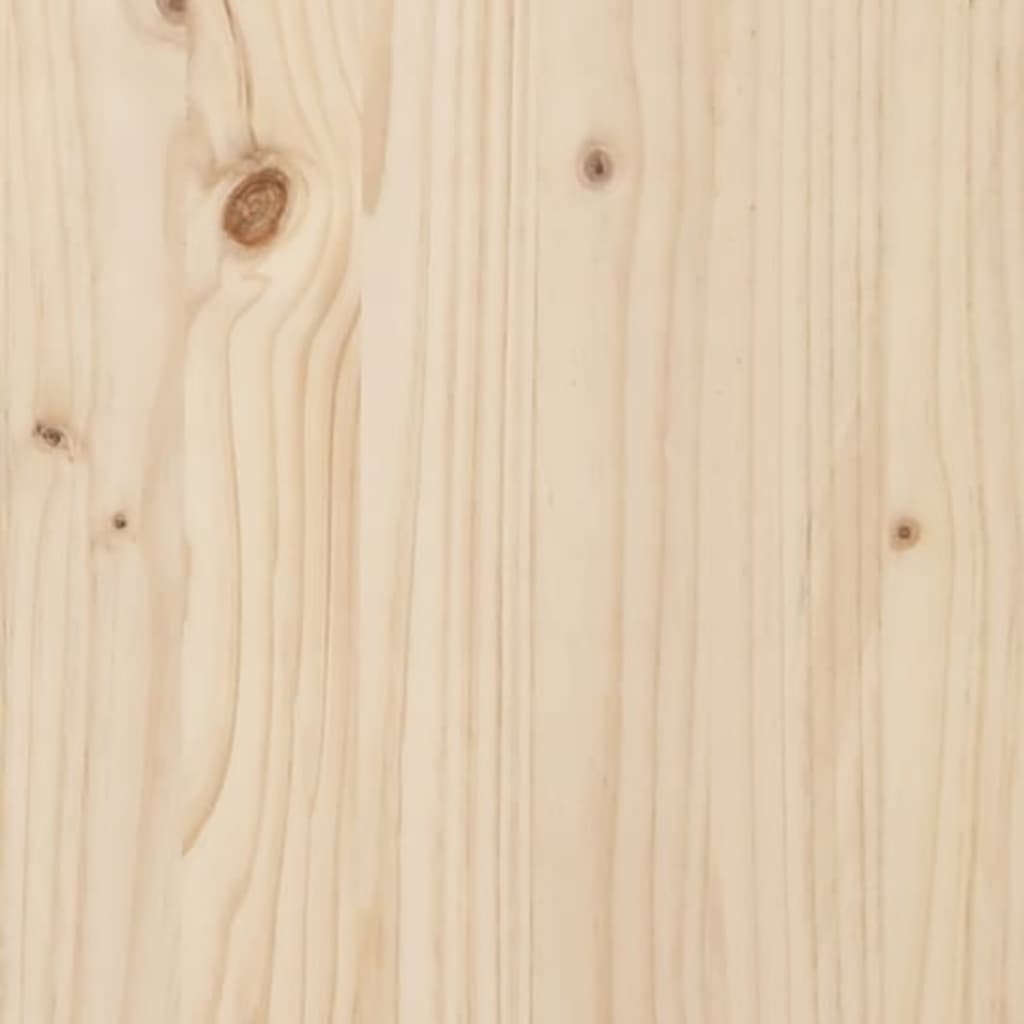 vidaXL Stensko posteljno vzglavje 186x3x63 cm trdna borovina