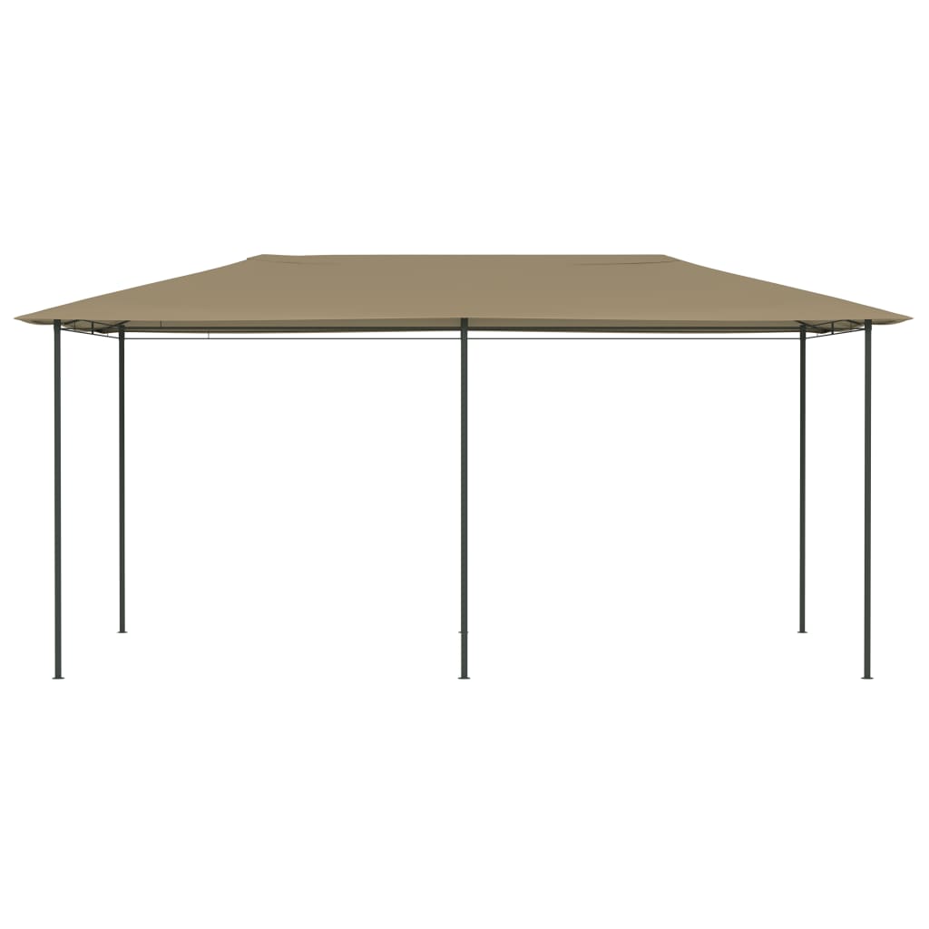 vidaXL Paviljon 2,98x5,3x2,59 m taupe 160 g/m²