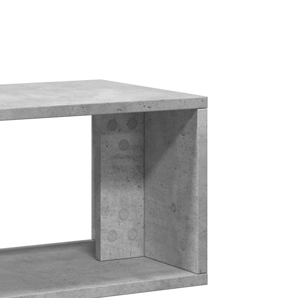 vidaXL TV omarica 2 kosa betonsko siva 100x30x50 cm inženirski les
