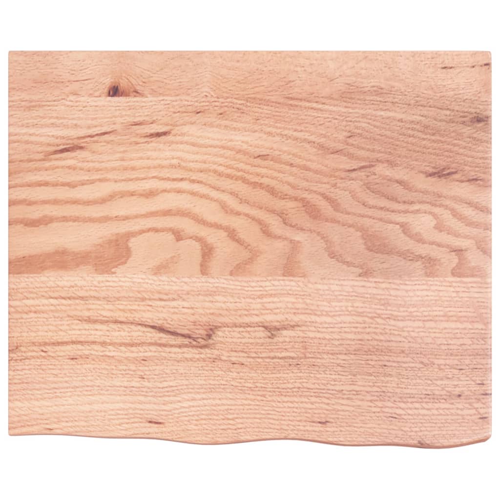 vidaXL Kopalniški pult svetlo rjav 60x50x(2-6) cm obdelan trden les