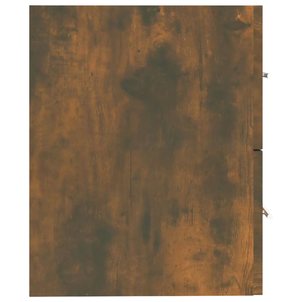 vidaXL Omarica za umivalnik dim. hrast 60x38,5x48 cm inženirski les