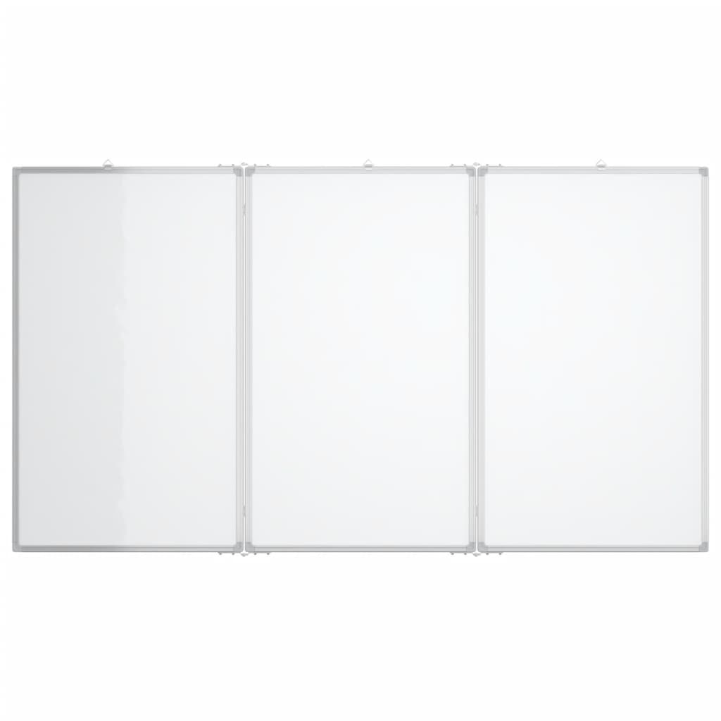 vidaXL Magnetna tabla zložljiva 120x100x1,7 cm aluminij