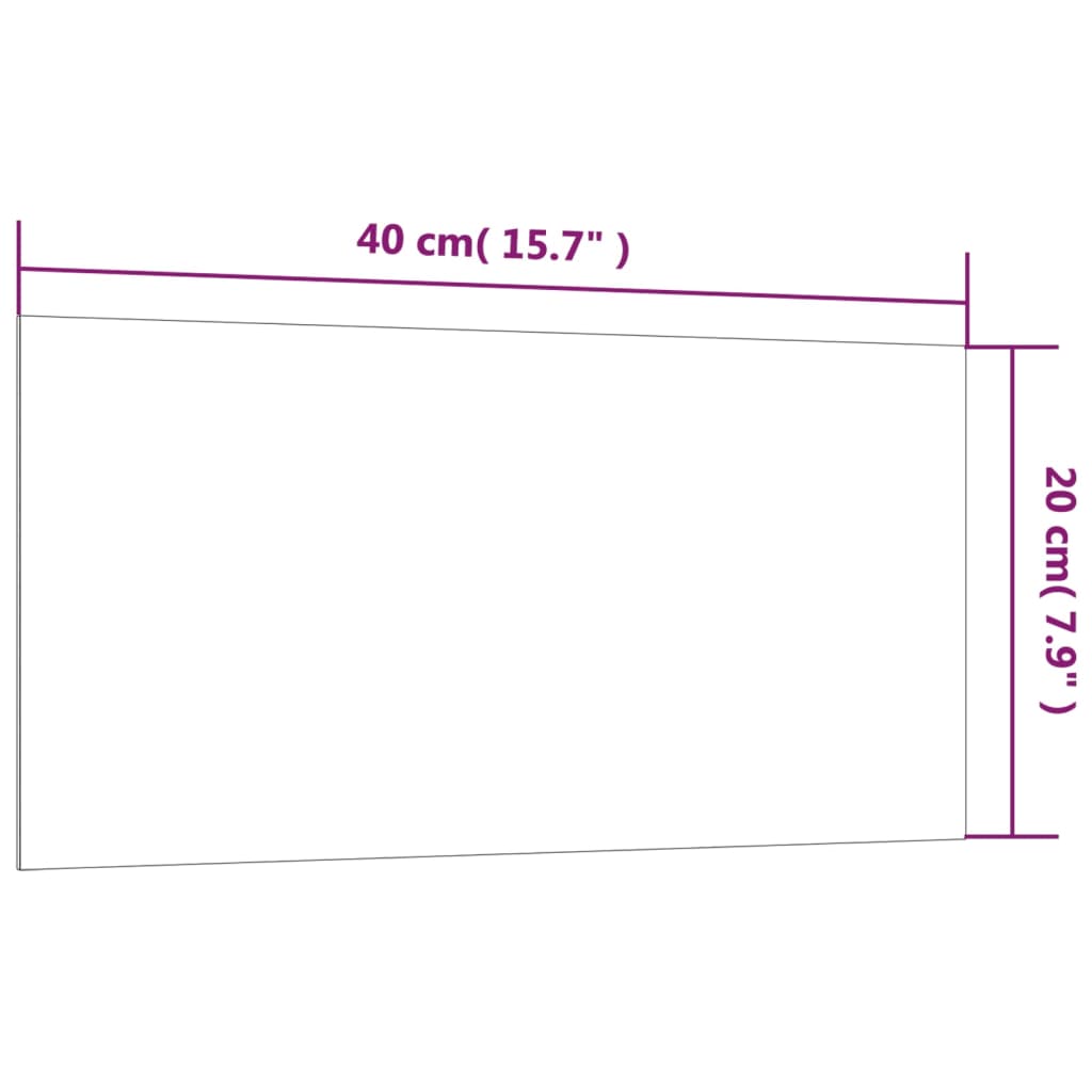 vidaXL Stenska magnetna tabla črna 40x20 cm kaljeno steklo