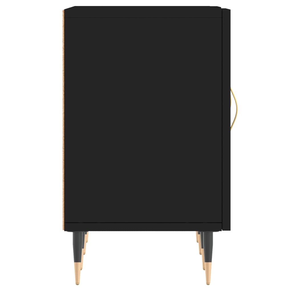 vidaXL TV omarica črna 150x30x50 cm inženirski les