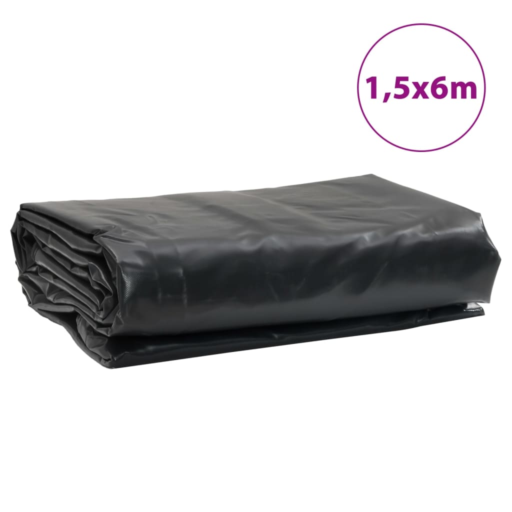 vidaXL Ponjava antracit 1,5x6 m 650 g/m²