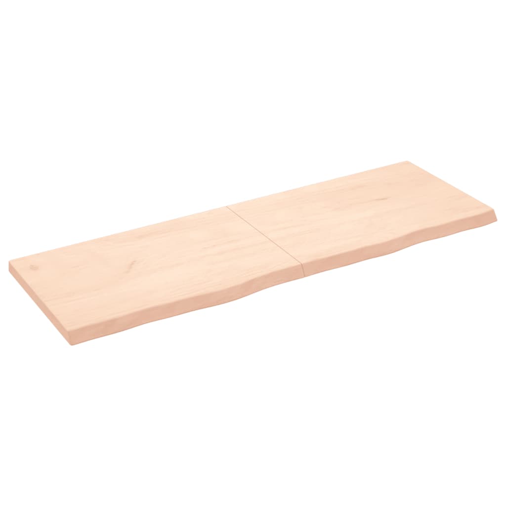 vidaXL Kopalniški pult 180x60x(2-6) cm neobdelan trden les