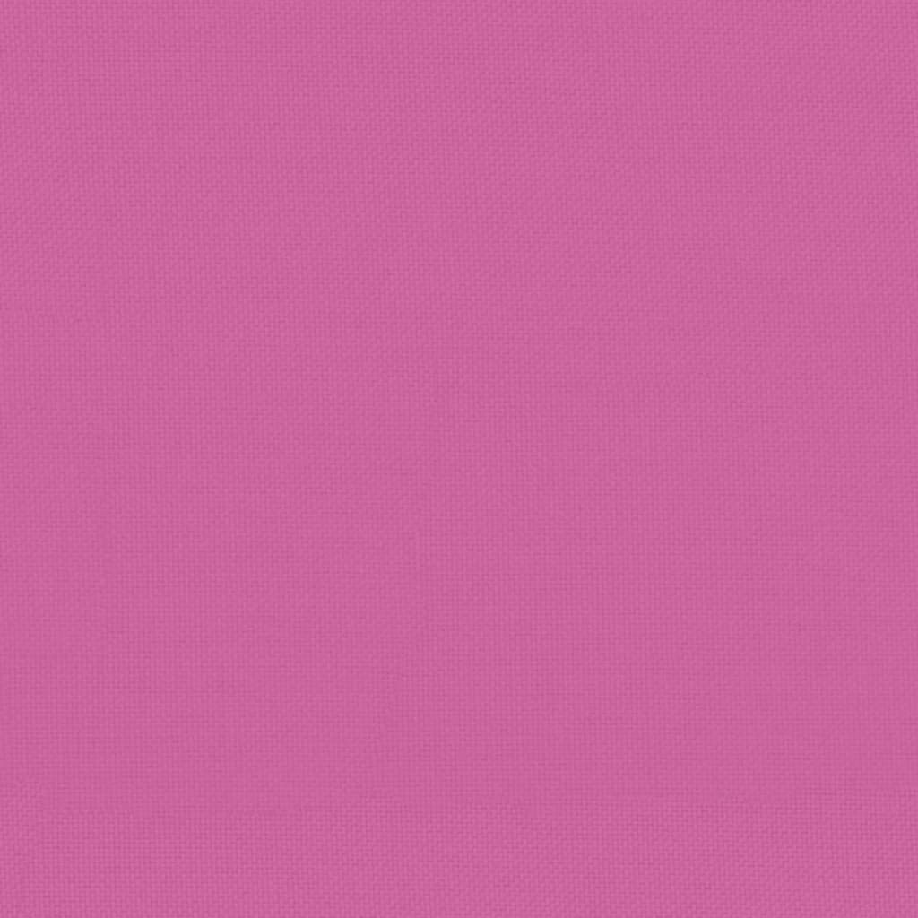 vidaXL Blazina za palete roza 50x50x12 cm blago