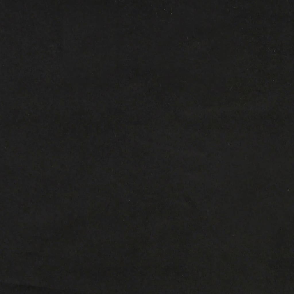 vidaXL Kavč trosed z okrasnimi blazinami črn 180 cm žamet