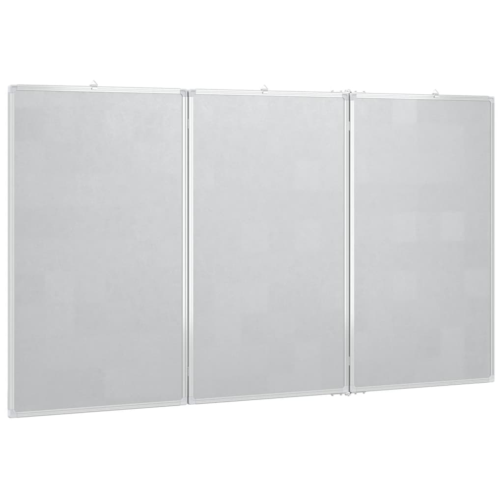 vidaXL Magnetna tabla zložljiva 120x100x1,7 cm aluminij