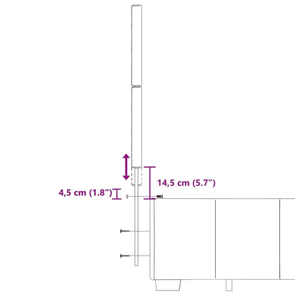 vidaXL Box spring postelja z vzmetnico črn 120x200 cm blago