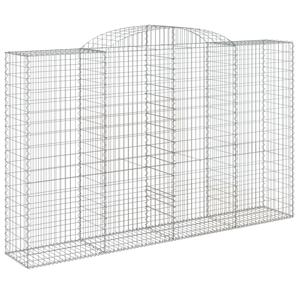 vidaXL Obokane gabion košare 17 kosi 300x50x180/180cm pocinkano železo