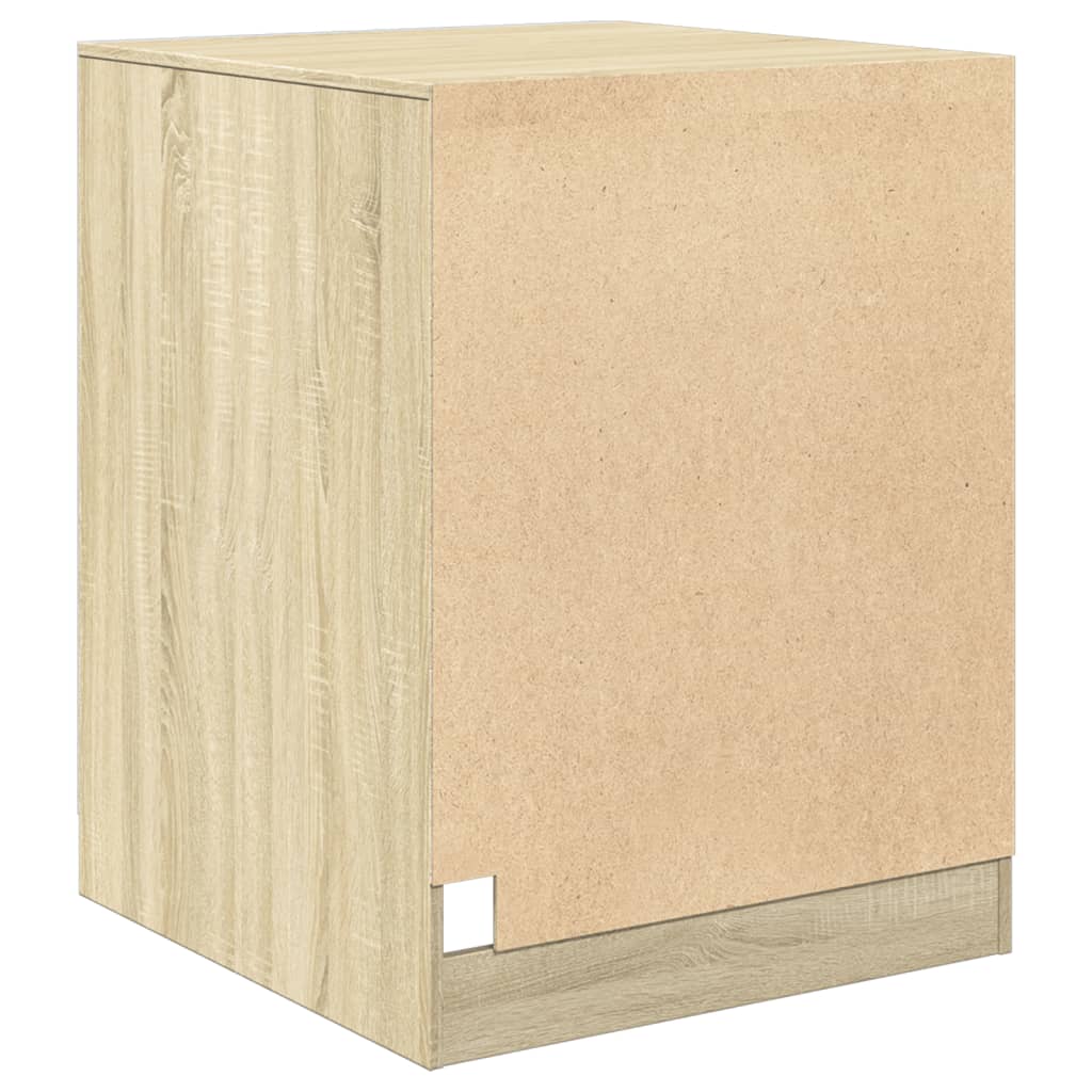 vidaXL Omara za pralni stroj sonoma hrast 70,5x71,5x91,5 cm