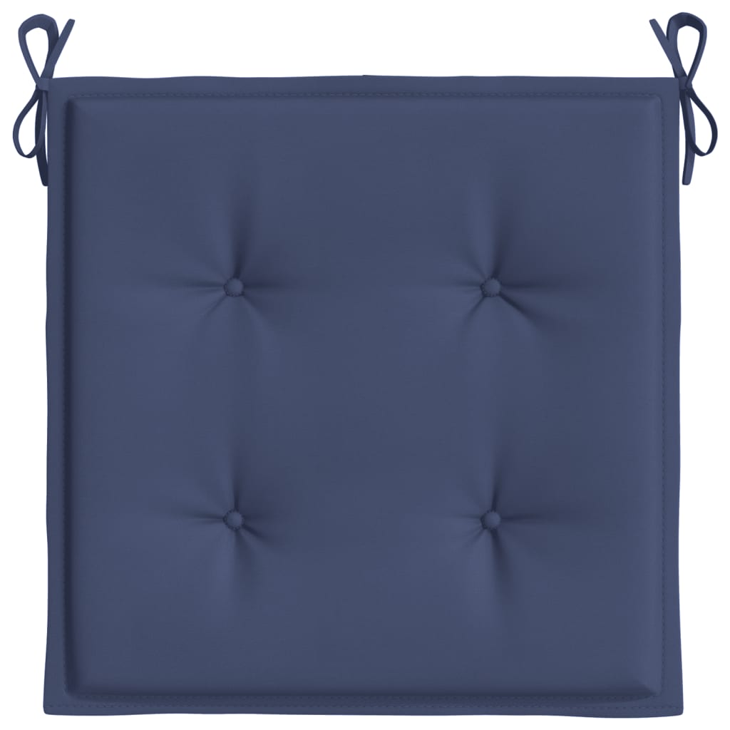 vidaXL Blazine za kavč iz palet 6 kosa mornarsko modre 50x50x3 cm