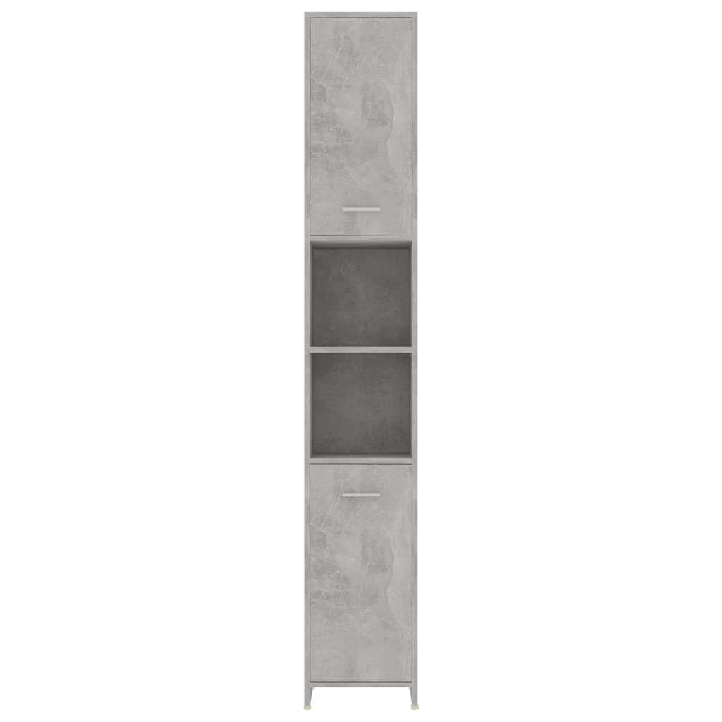 vidaXL Komplet kopalniškega pohištva 4-kosi betonsko sive barve