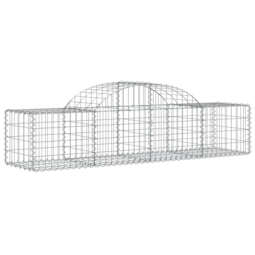 vidaXL Obokane gabion košare 20 kosov 200x50x40/60 cm pocinkano železo