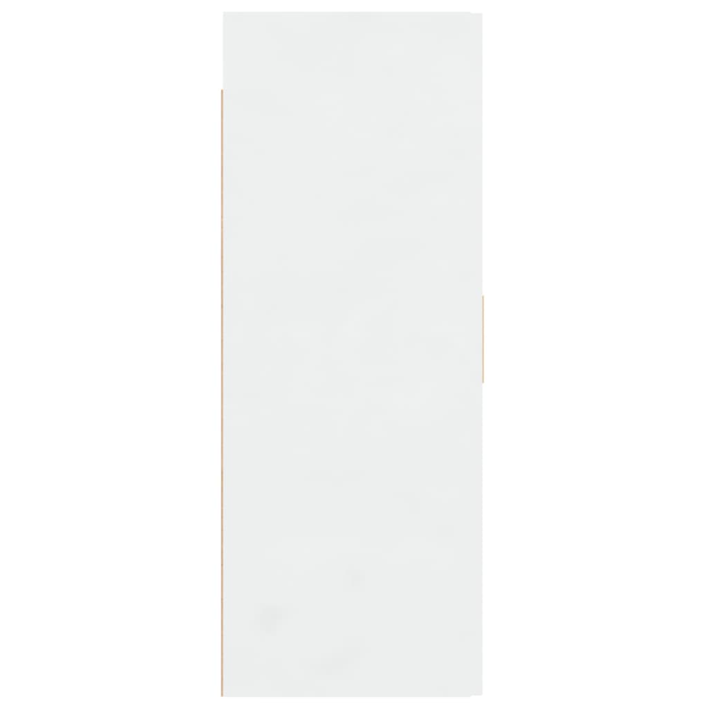 vidaXL Viseča stenska omarica bela 69,5x34x90 cm