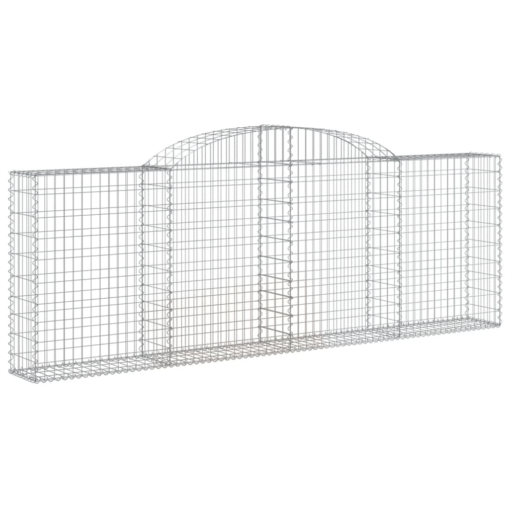 vidaXL Obokane gabion košare 13kosov 300x30x100/120cm pocinkano železo