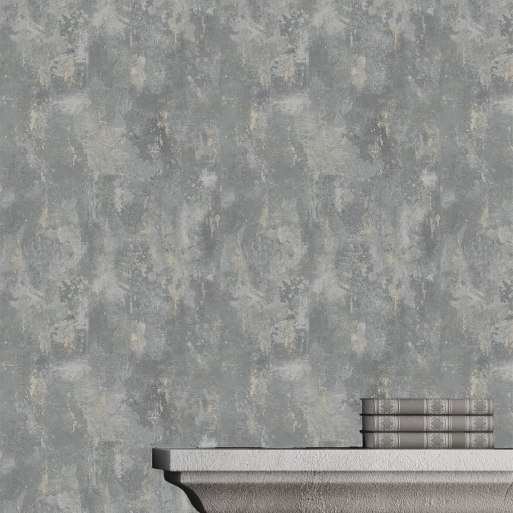 DUTCH WALLCOVERINGS Tapeta betonsko siva TP1008