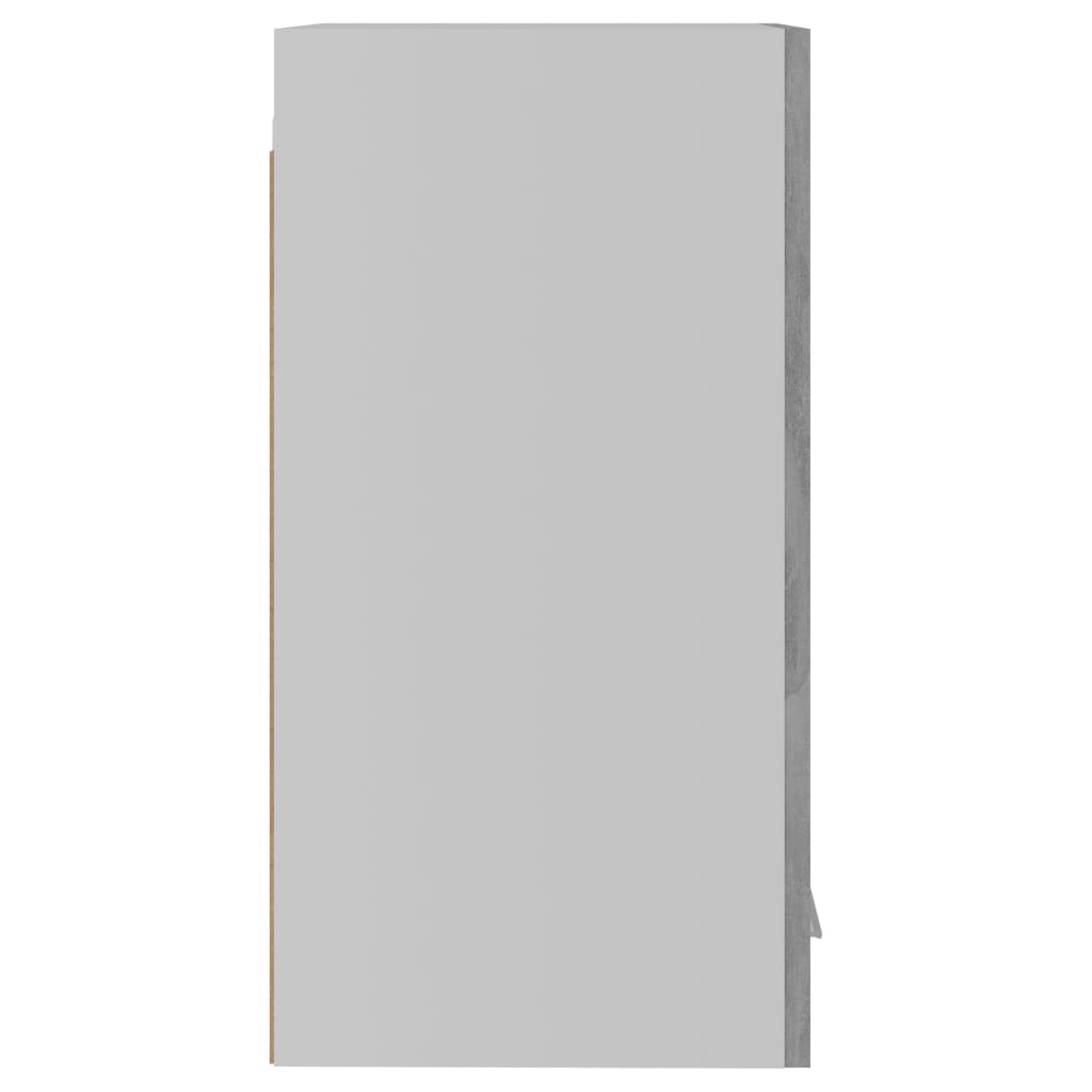 vidaXL Viseča omarica betonsko siva 29,5x31x60 cm inženirski les