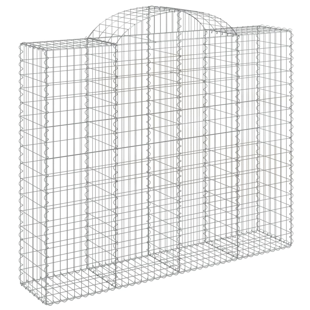 vidaXL Obokane gabion košare 20kosi 200x50x160/180 cm pocinkano železo