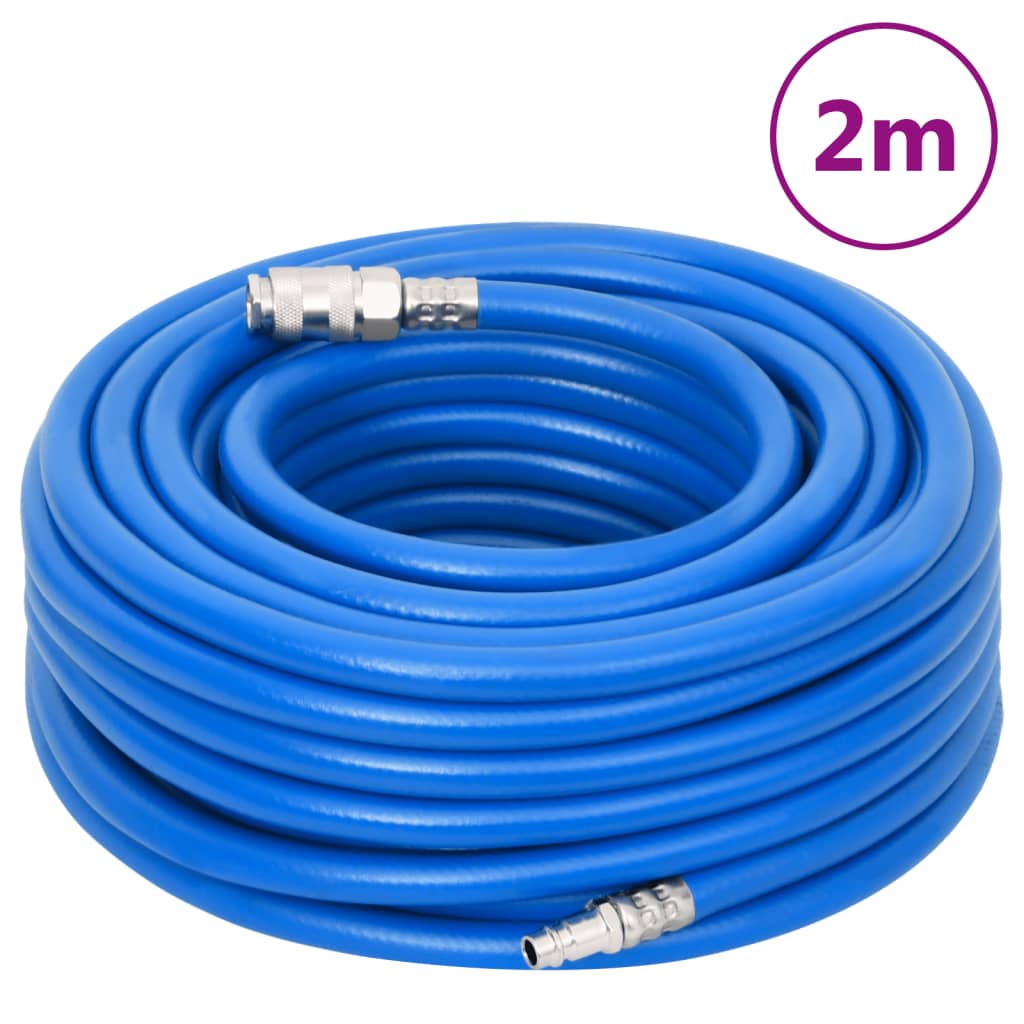 vidaXL Zračna cev modra 0,7" 2 m PVC