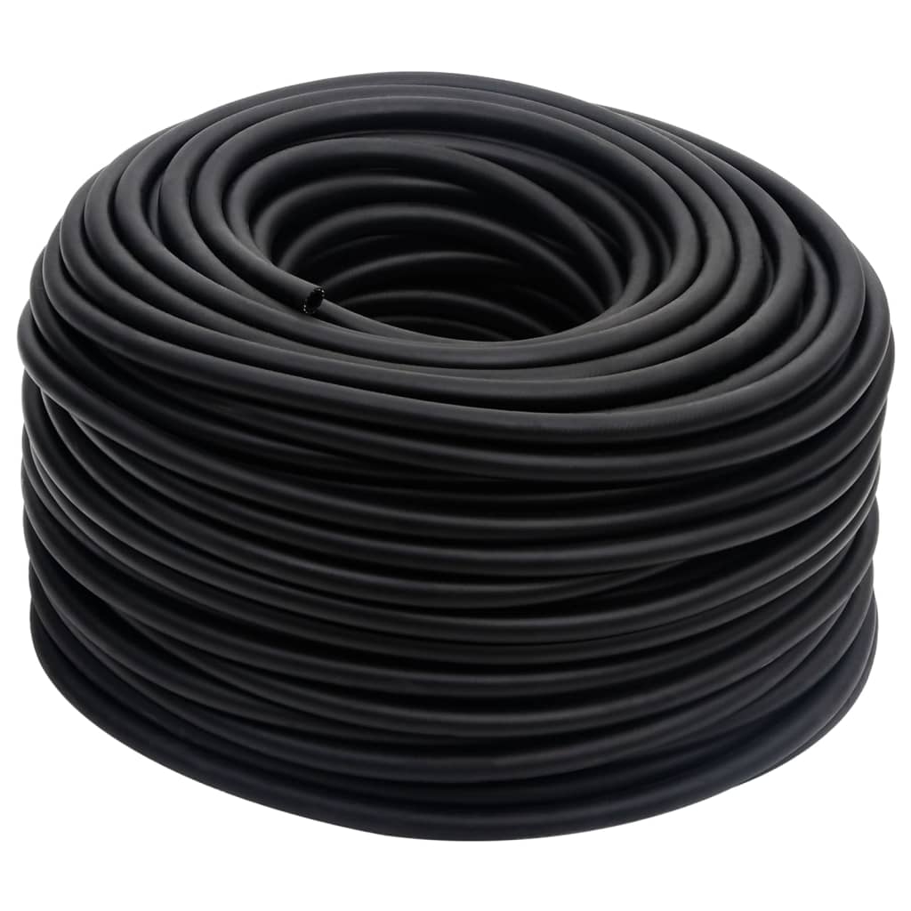 vidaXL Hibridna zračna cev črna 0,6" 100 m guma in PVC
