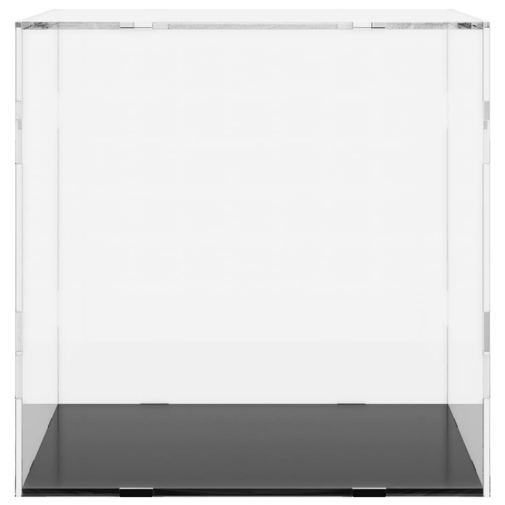 vidaXL Razstavna škatla prozorna 30x30x30 cm akril