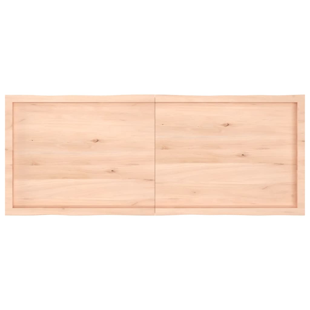 vidaXL Mizna plošča 160x60x(2-6) cm neobdelana hrastovina naraven rob