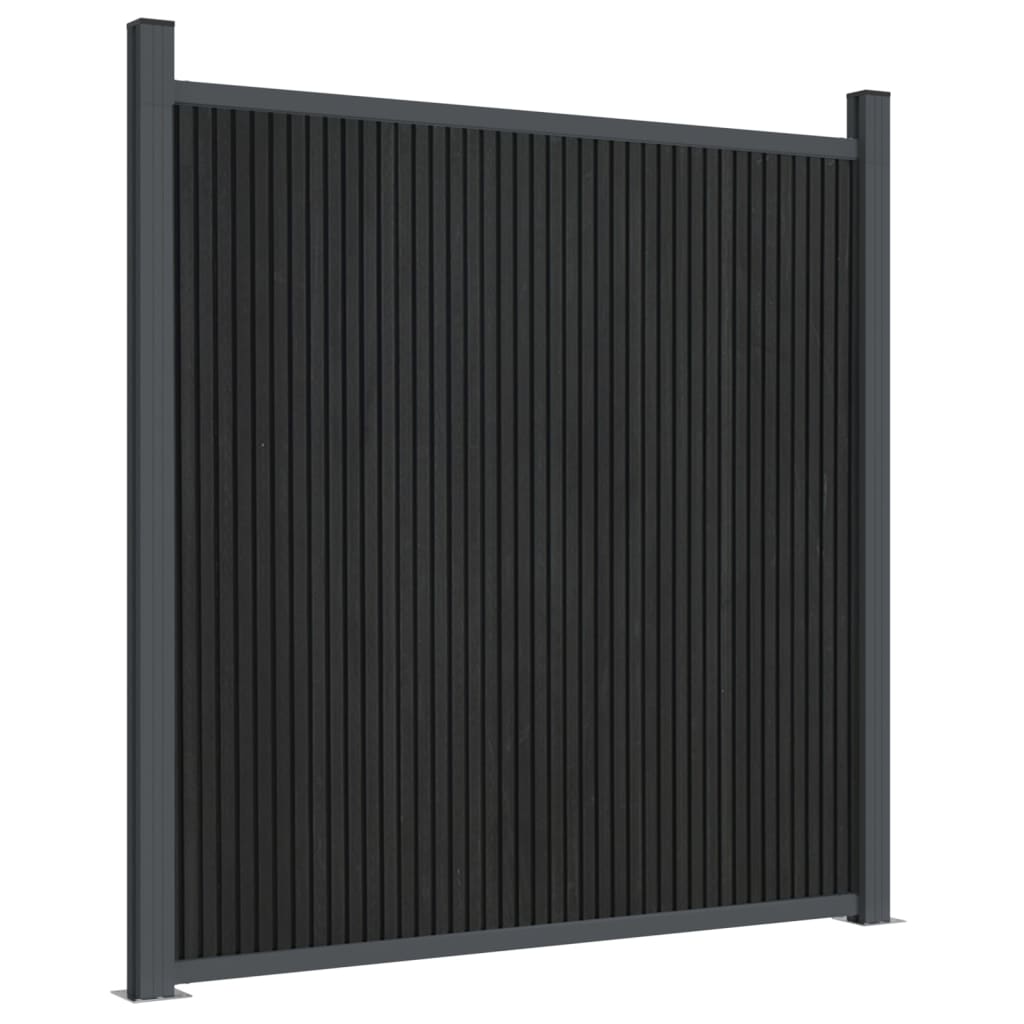 vidaXL Ograjni panel siv 1045x186 cm WPC