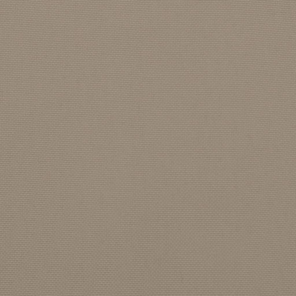 vidaXL Blazine za stole 2 kosa taupe 40x40x7 cm oxford tkanina