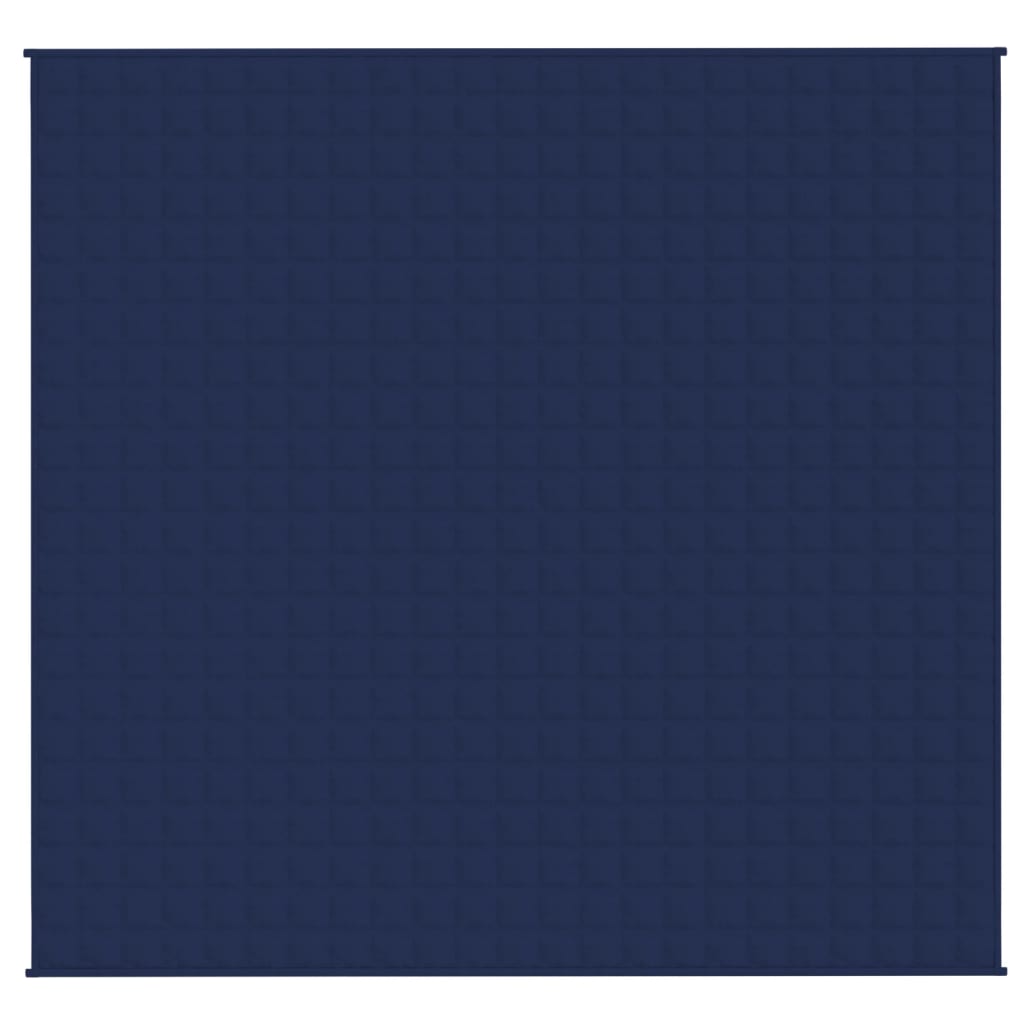 vidaXL Obtežena odeja modra 220x230 cm 11 kg blago