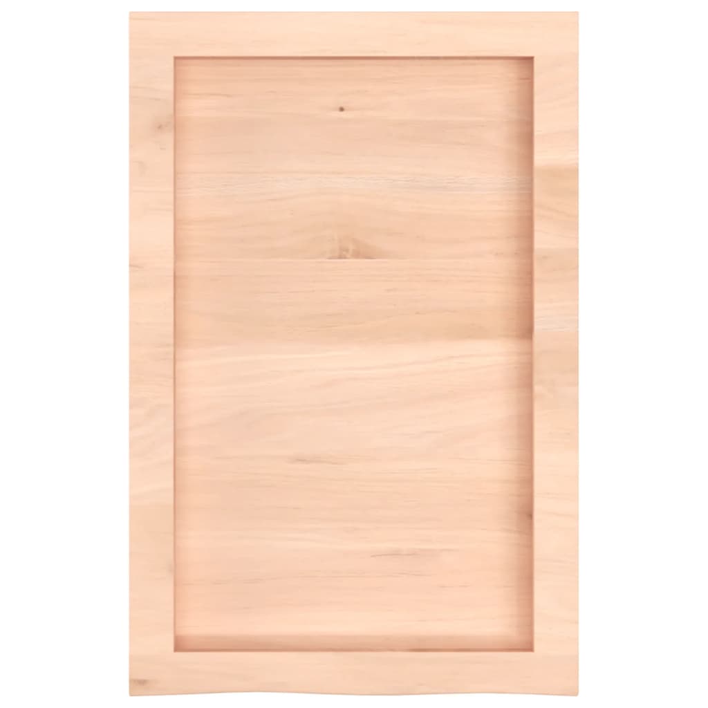 vidaXL Kopalniški pult 40x60x(2-6) cm neobdelan trden les