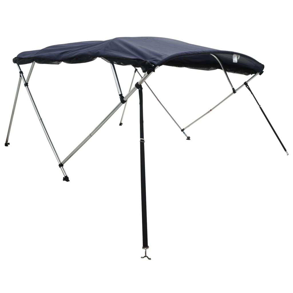 vidaXL Bimini tenda s 4 loki in stranicami 243x(200-213)x137 cm