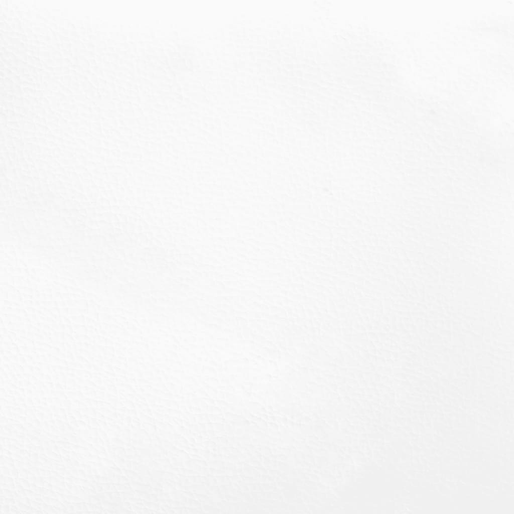 vidaXL Posteljno vzglavje 2 kosa belo 72x5x78/88 cm umetno usnje