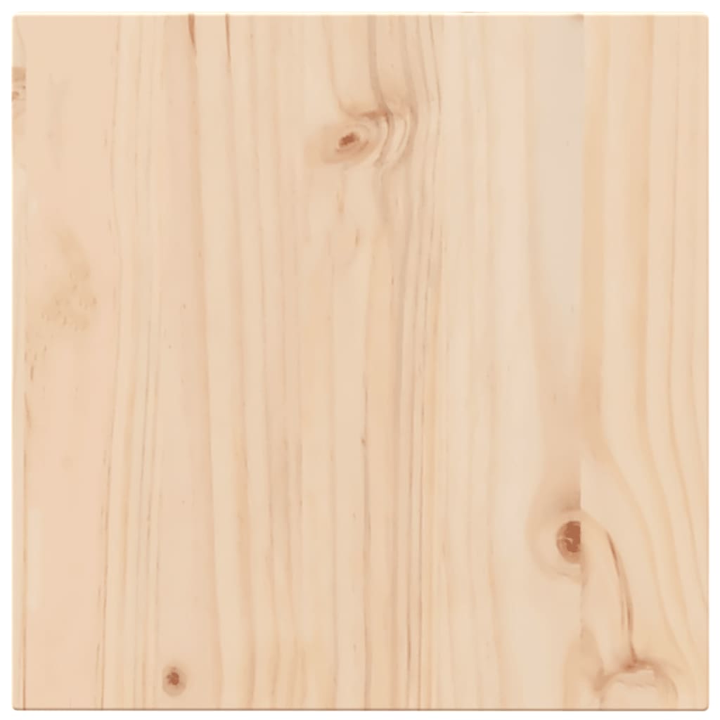 vidaXL Mizna plošča 40x40x1,7 cm kvadratna trdna borovina